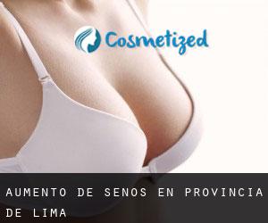 Aumento de Senos en Provincia de Lima
