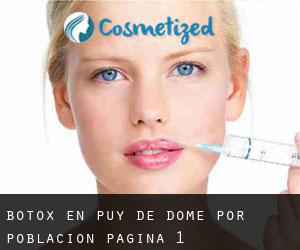 Botox en Puy de Dome por población - página 1