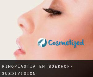 Rinoplastia en Boekhoff Subdivision