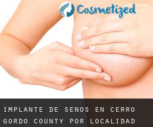 Implante de Senos en Cerro Gordo County por localidad - página 1